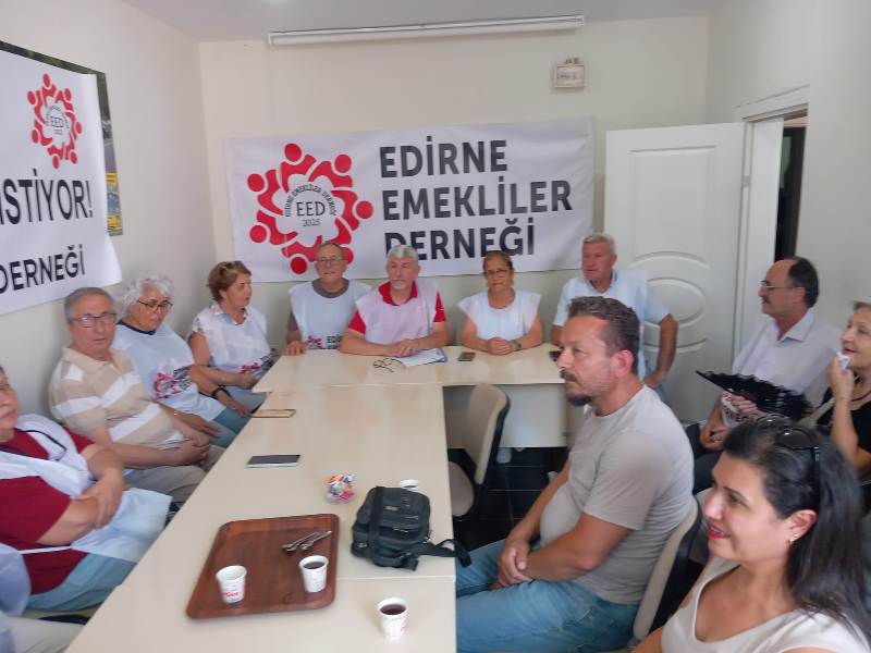 Edirne Emekliler Derneği, artan hayat pahalılığı, yüksek enflasyon ve düşük