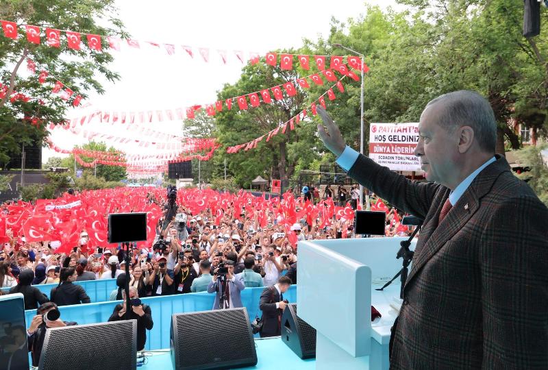 Cumhurbaşkanı Recep Tayyip Erdoğan, Selimiye Camisi Meydanı’nda gerçekleştirilen Selimiye Camisi