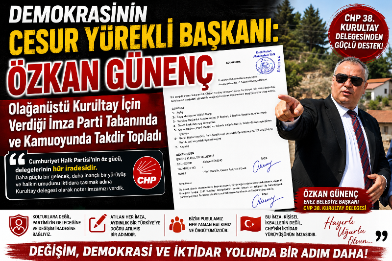 Olağanüstü Kurultay İçin Verdiği İmza Parti Tabanında ve Kamuoyunda Takdir