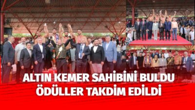 Başpehlivanlık finalinde Feyzullah Aktürk ile Erkan Taş karşı karşıya geldi.