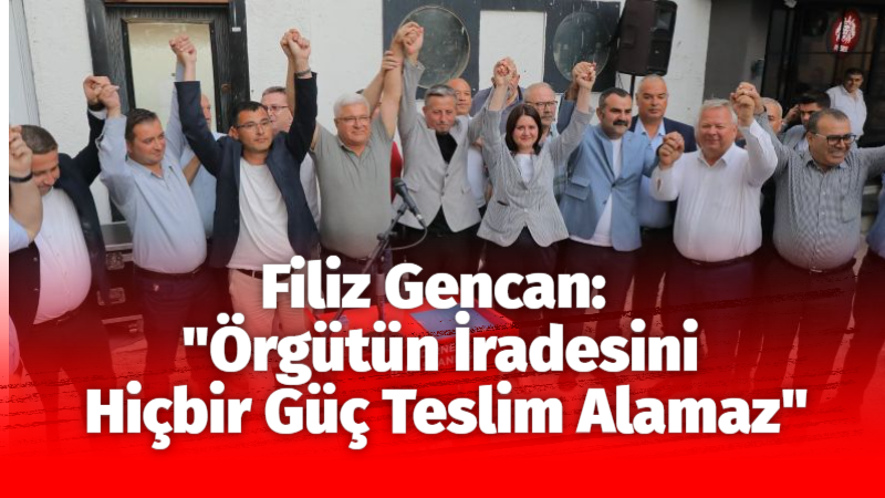 Edirne Belediye Başkanı Filiz Gencan, CHP Edirne İl Başkanı Yücel