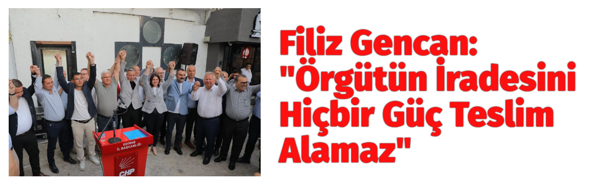 Edirne Belediye Başkanı Filiz Gencan,