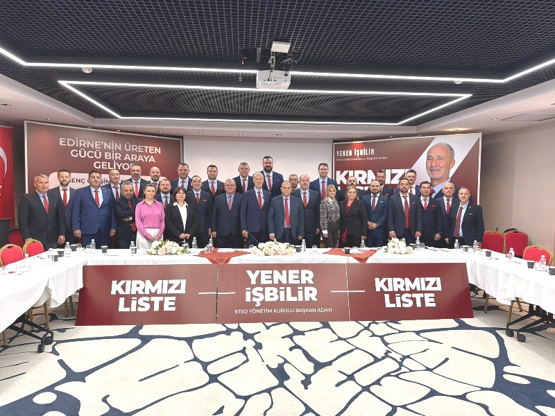 ETSO Yönetim Kurulu Başkan Adayı Yener İşbilir, BİZ’22 ekibiyle birlikte